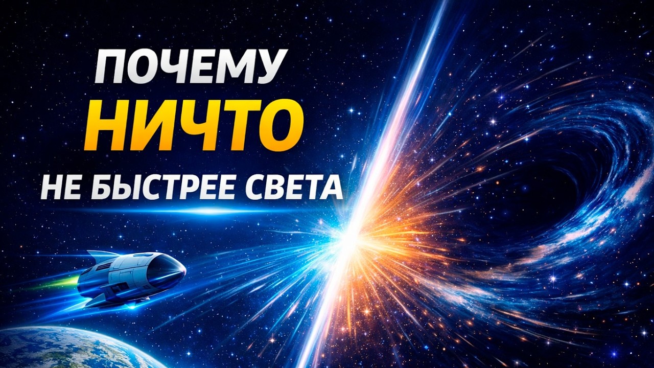 Почему НИЧТО не может двигаться быстрее света и что будет, если сможет?