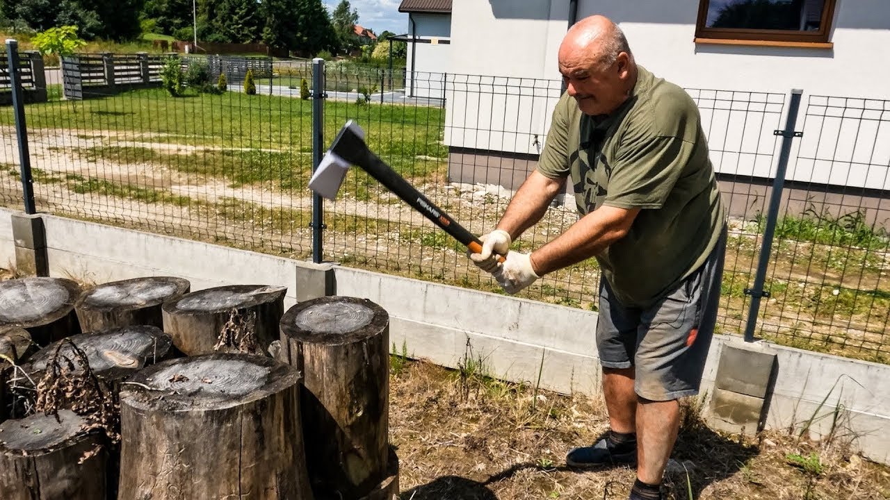 LEGENDARNA SIEKIERA FISKARS.. ROZBUDOWA MAGAZYNU
