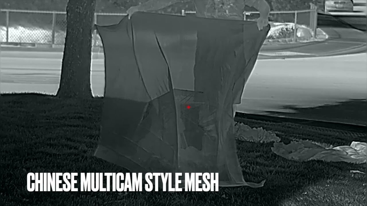 Thermal Camo Test: Beezcombat, RELVCAMO, Chinese camo mesh