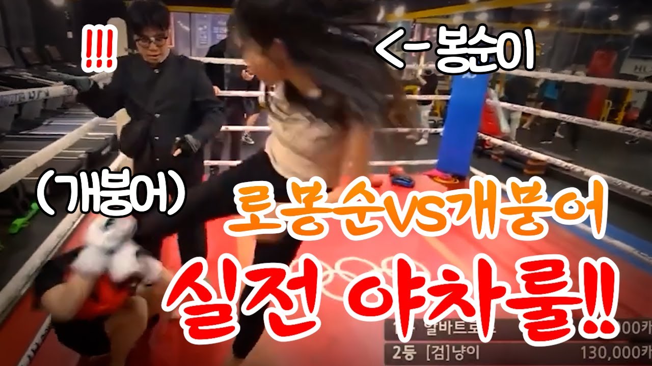 야차룰 로봉순vs개붕어 1부