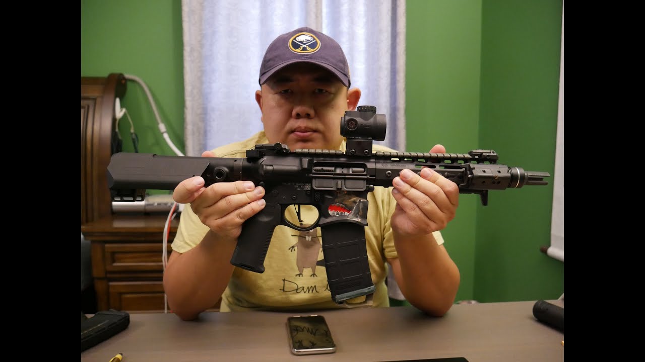 秦胖子： 胖哥给你推荐完美的家防武器——300blackout半自动步枪（AR Pistol）