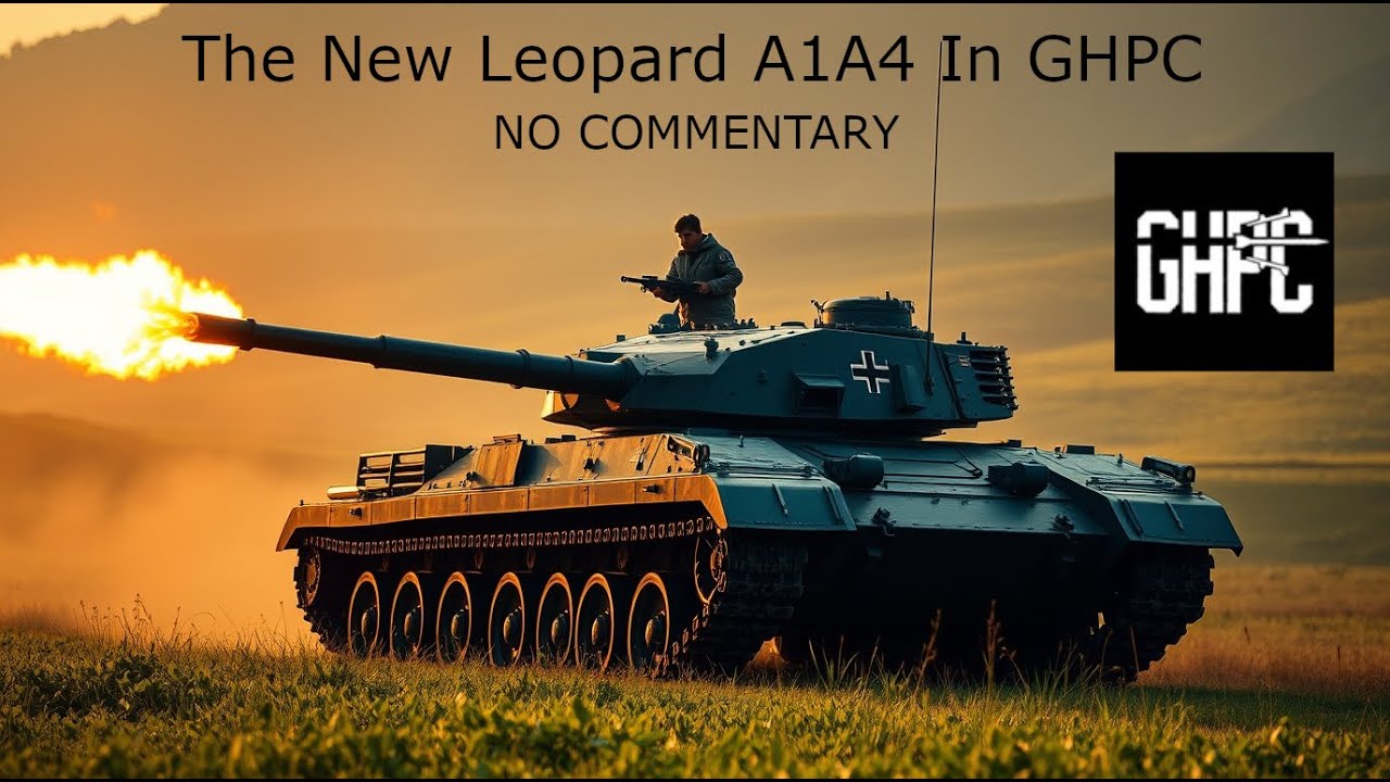 New Leopard A1A4 Gameplay w/ No Commentary | GHPC #ghpc #nocommentary