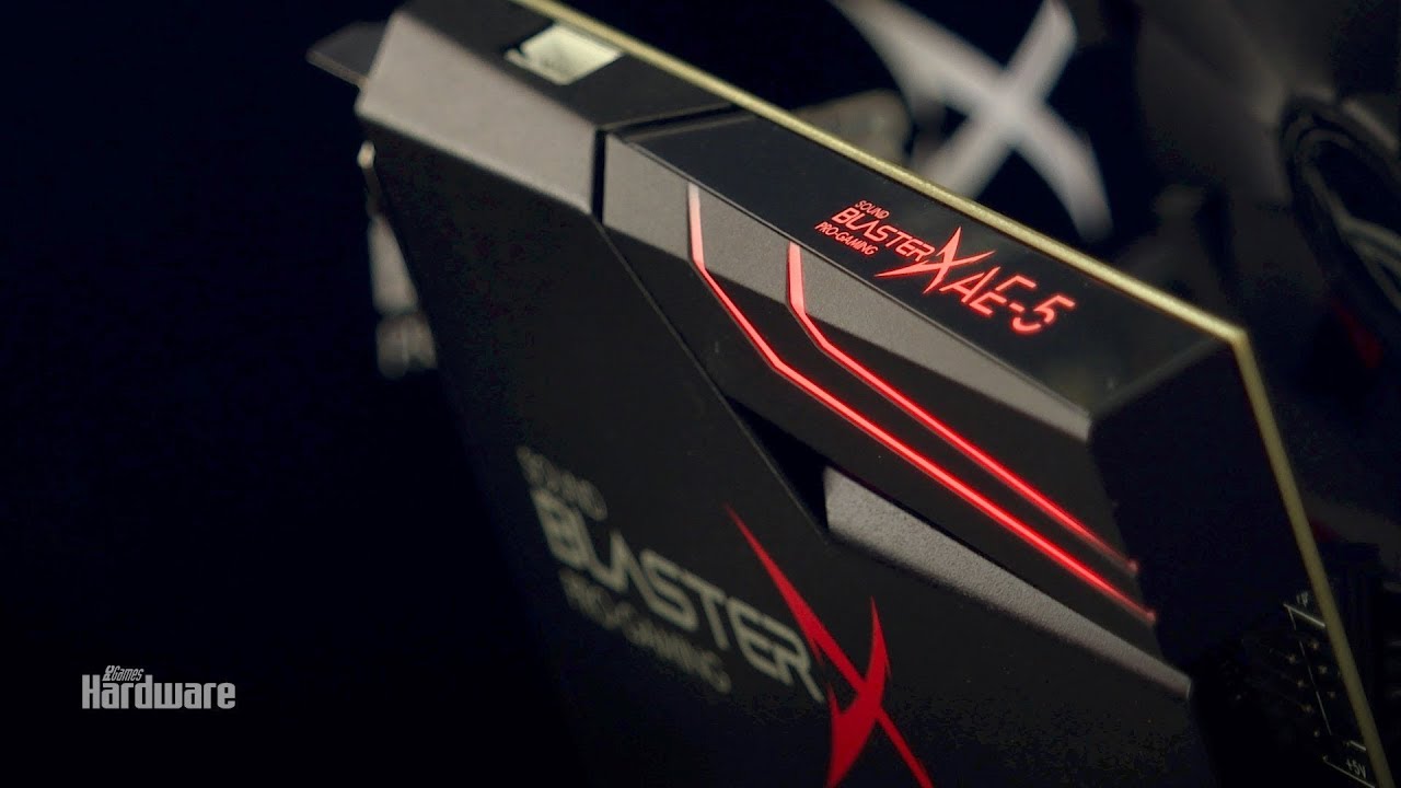 Creative SoundBlaster X-AE5: Soundkarte für Gamer und Audiofans