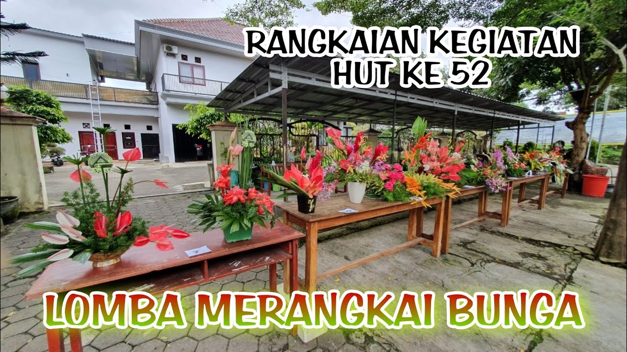 LOMBA MERANGKAI BUNGA