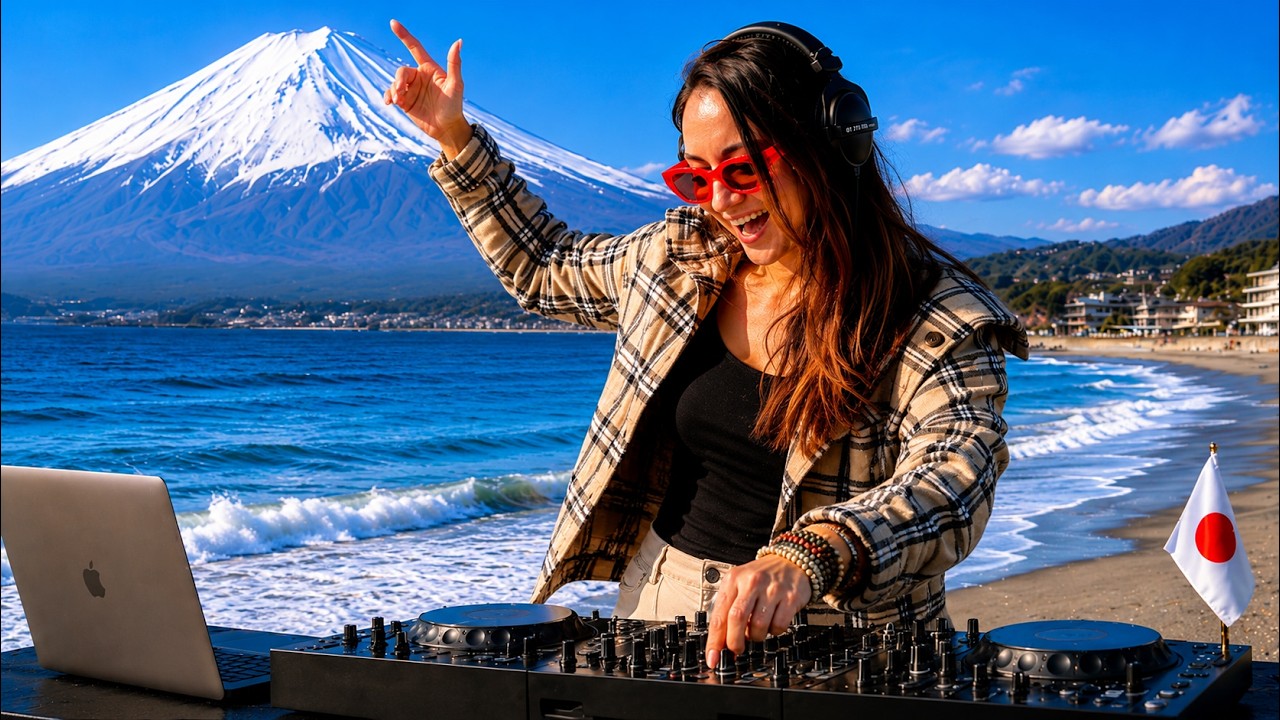 EPIC FUJI DJ SET LIVE 🇯🇵 | Progressive House & Melodic Techno | Anime Oceanside Morning | NO AI