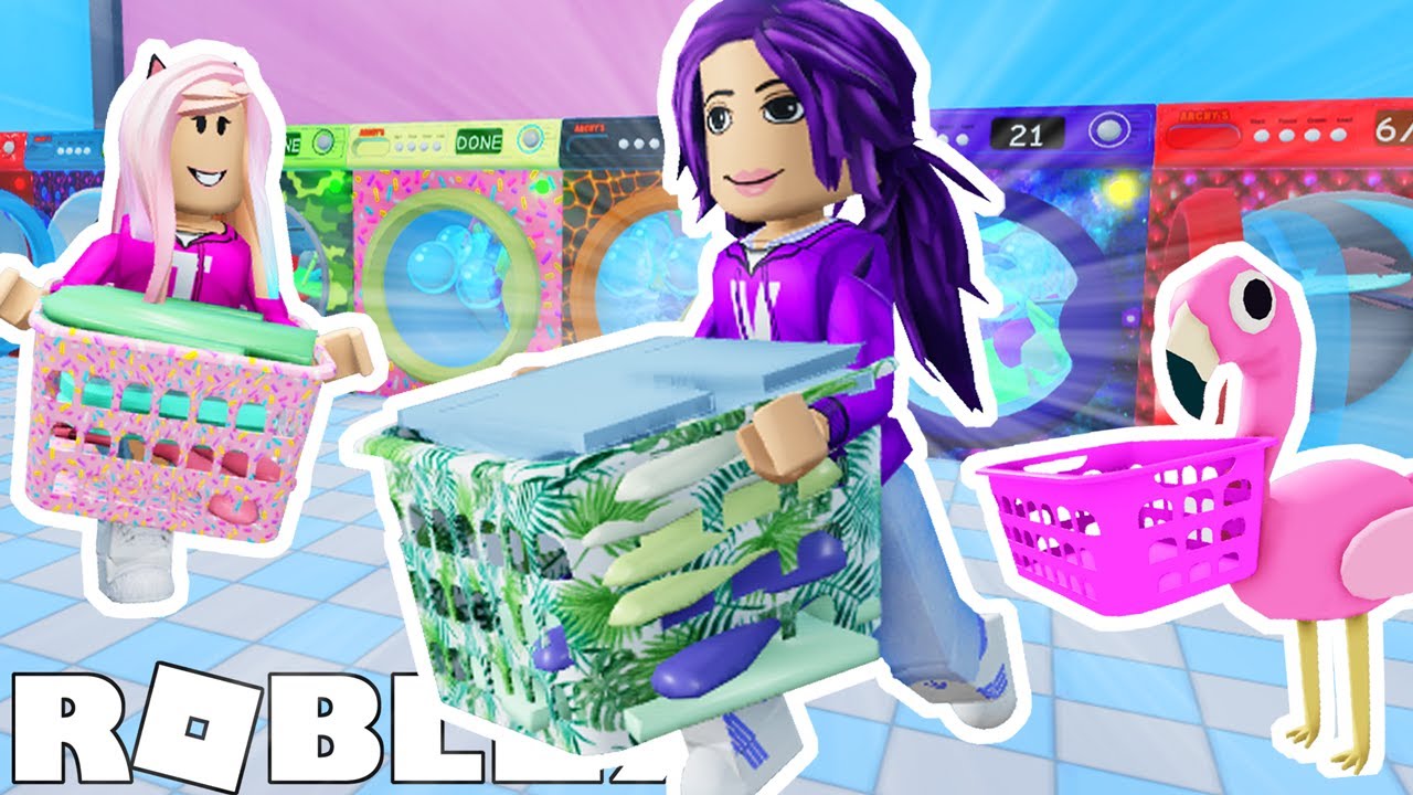 We built-out our Laundromat! | Roblox: Laundry Simulator 🧺