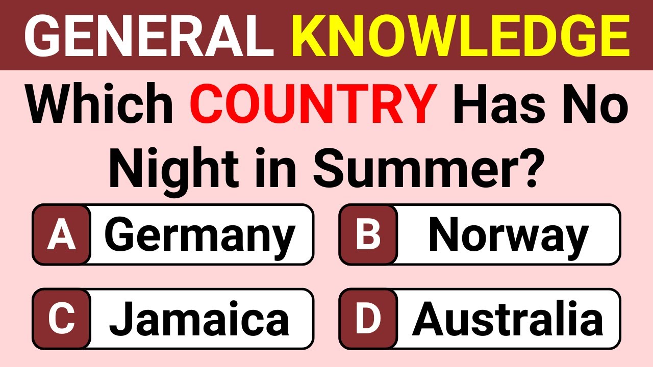 How Smart Are You | Take This 25 Question Quiz To Find Out | General Knowledge | Trivia Quiz 145
