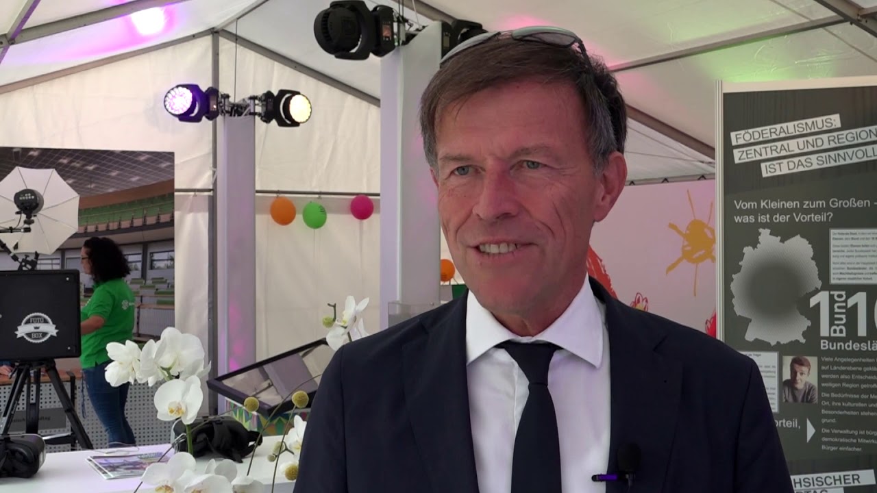 Der S&auml;chsische Landtag auf dem Tag der Sachsen 2019 in Riesa