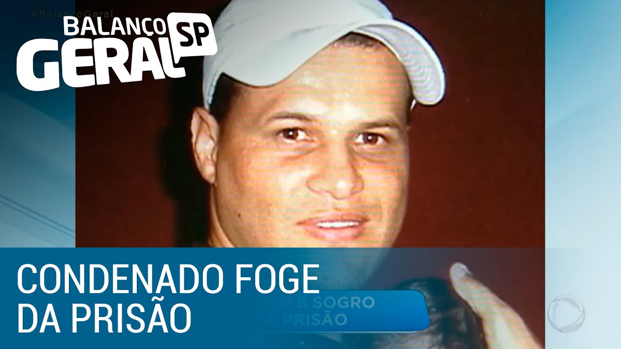 Condenado por atacar mulher e sogro com machadinha foge da prisão
