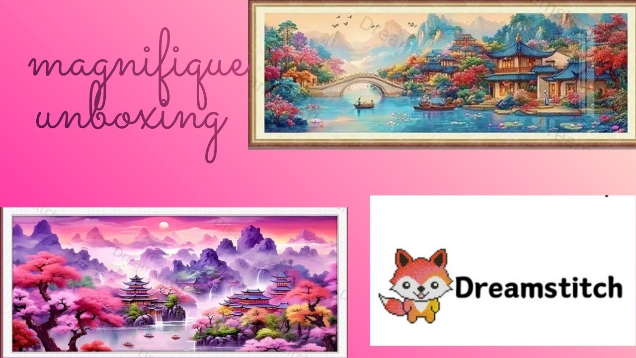 Magnifique unboxing #crosstich #dreamstitch 🩷🩷