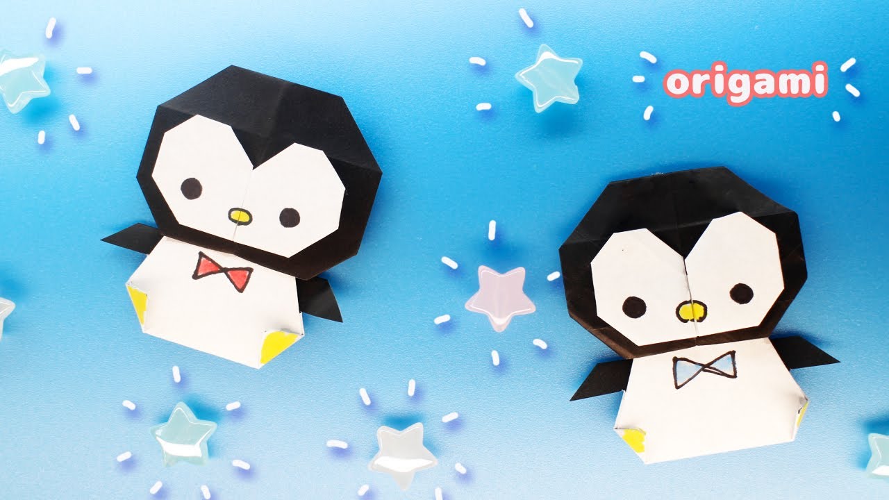 【折り紙・origami】ペンギンの作り方    How to make a penguins