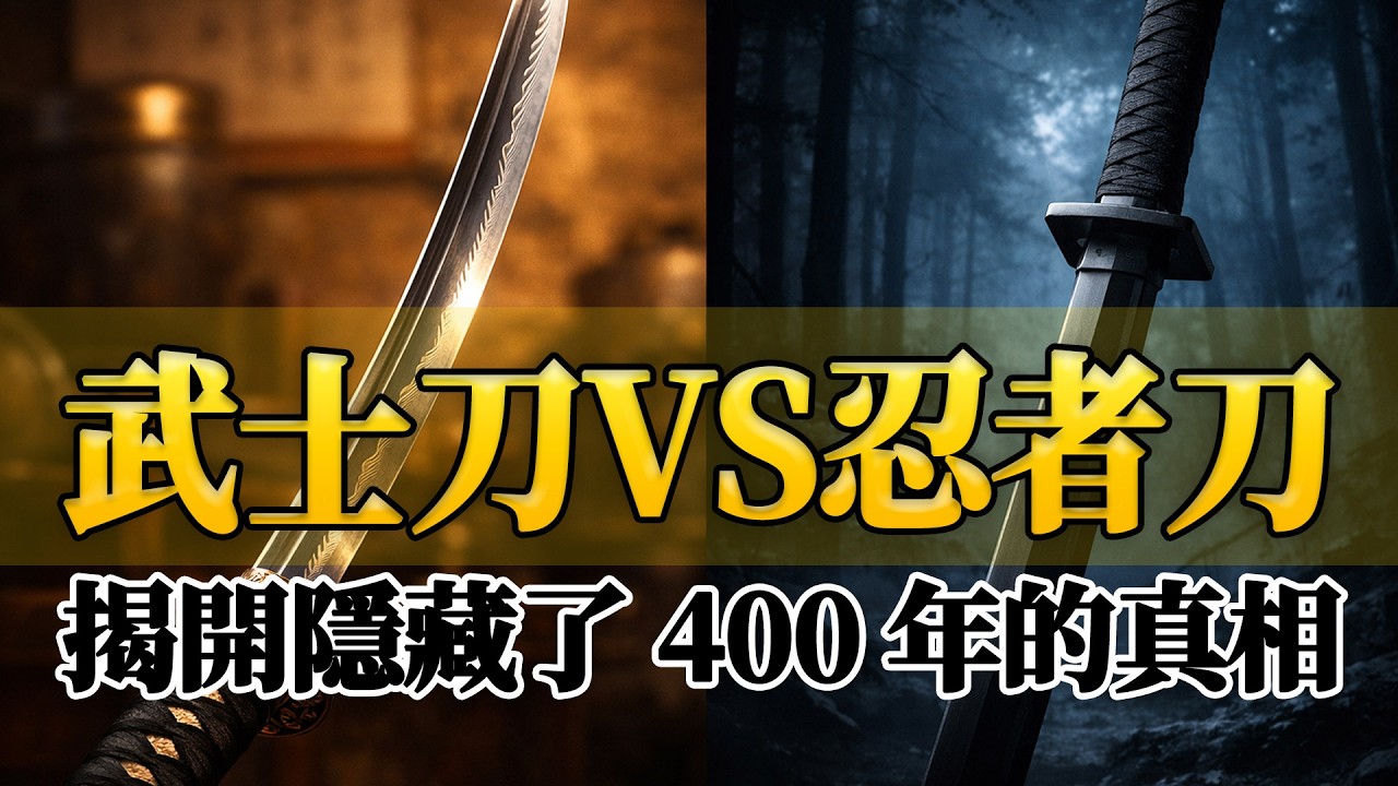 誰才是戰場殺手？武士刀的優美弧度與忍者刀的務實想像，功能性大對決！