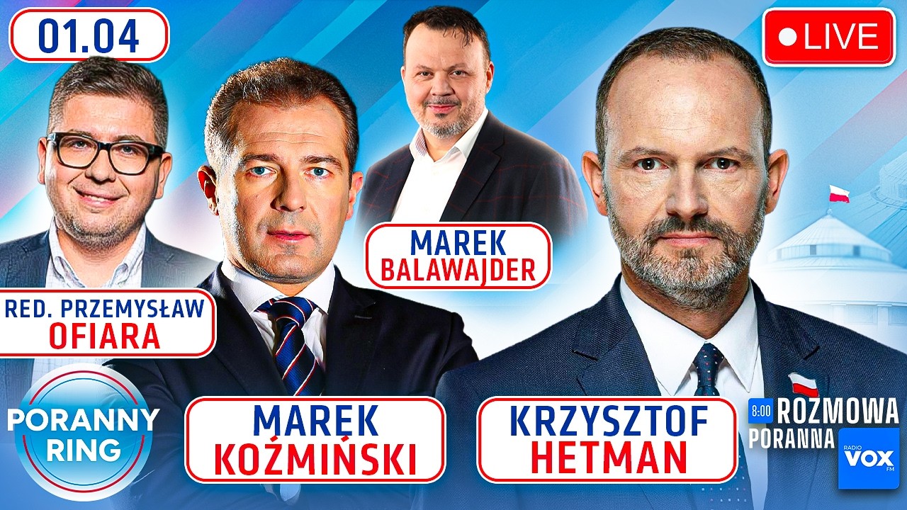 🔴 PORANNY RING 7:30 - MAREK KOŹMIŃSKI, PRZEMYSŁAW OFIARA, KRZYSZTOF HETMAN