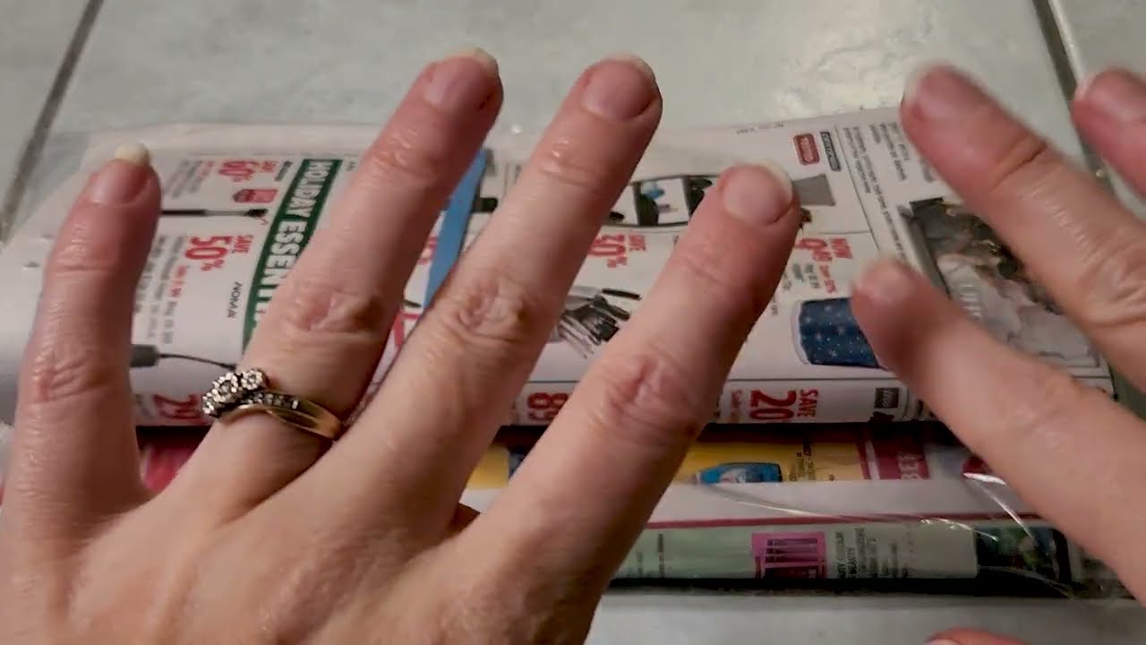 Cozy, Super Relaxing Sales Flyer Flip Through ~ ASMR Paper Sounds & Whispers