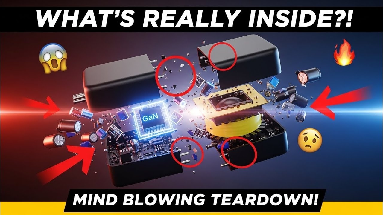 Hidden Inside Your Laptop Charger Is Something BILLIONS Don't Know! 😱 (Mind-Blowing Teardown)