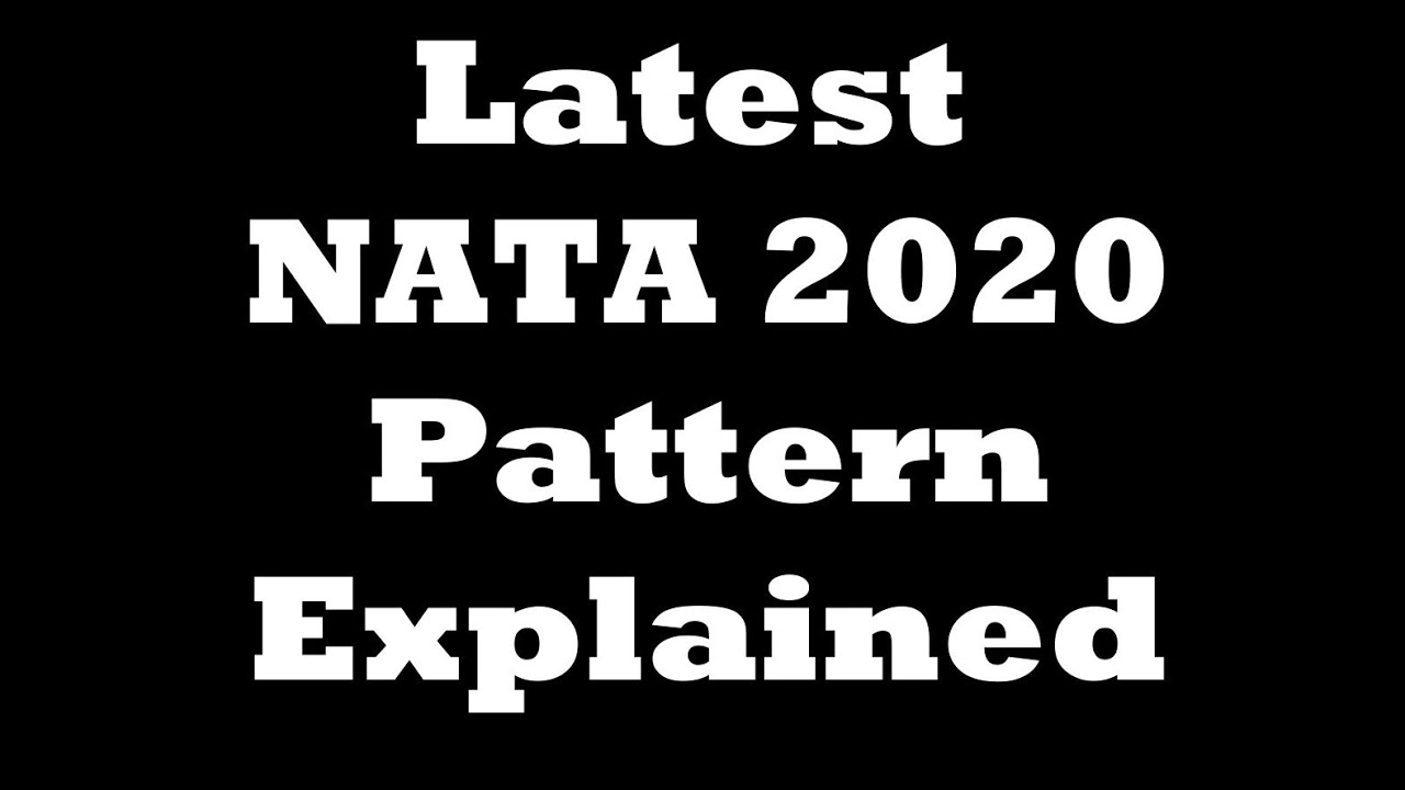 NATA 2020 - New Pattern - Drawing Demo Class