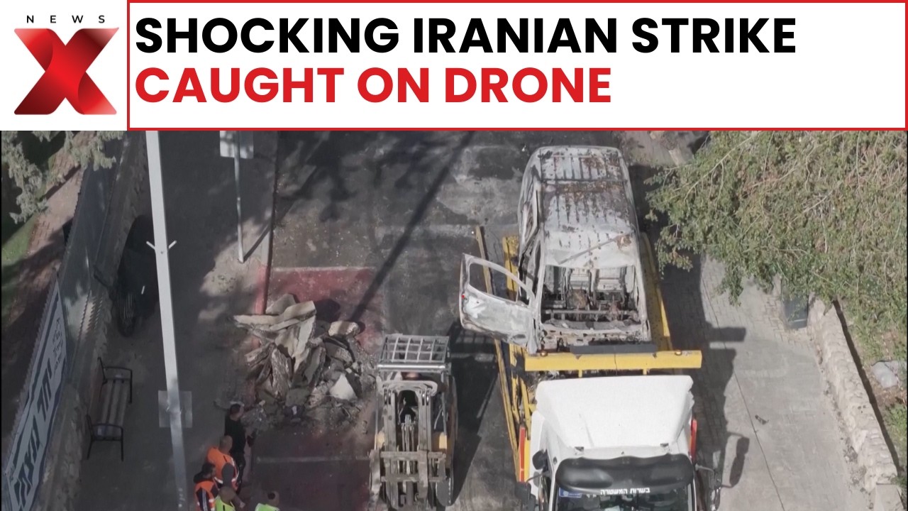 Shocking Footage: Tel Aviv Hit by Iranian Cluster Warhead Missiles Overnight