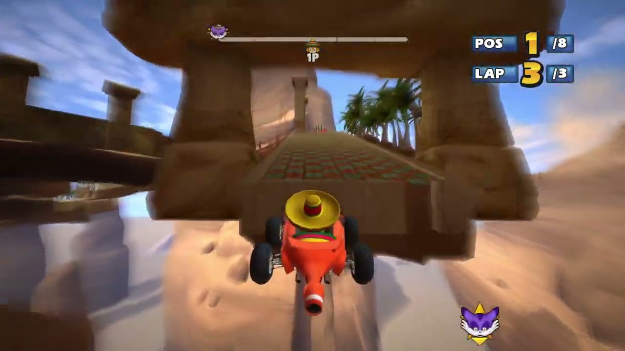 Sonic & Sega All Stars Racing Finished the last three Cups