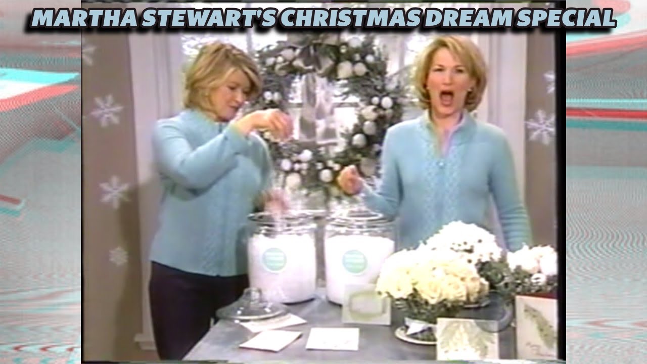 Martha Stewart's Christmas Dream Holiday Special from 2000 with Commercials