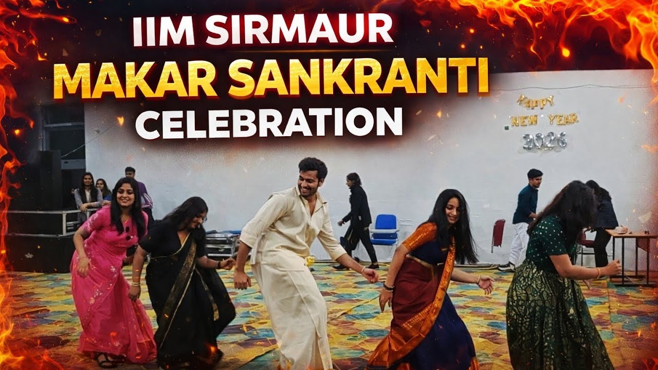 IIM Sirmaur Celebrates Makar Sankranti 😍 | Dance Night 🔥Abhishek Kumar iim #vlog @AbhishekKumariim