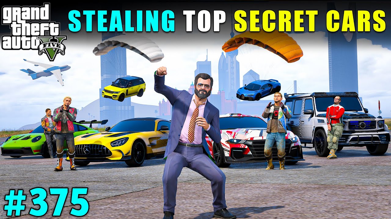 STEALING THE TOP SECRET LUXURY CARS FROM LOS SANTOS | GTA V GAMEPLAY #375 | GTA 5