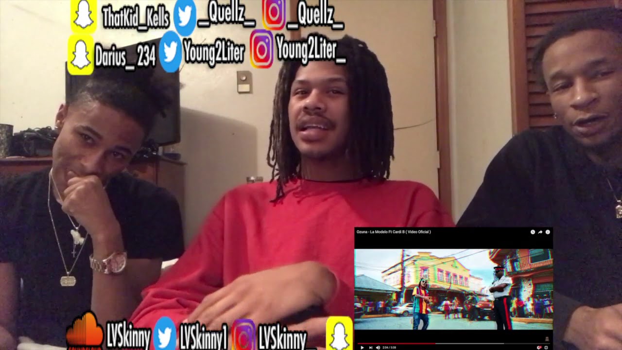 Ozuna Ft Cardi B  - La Modelo(Reaction Video)