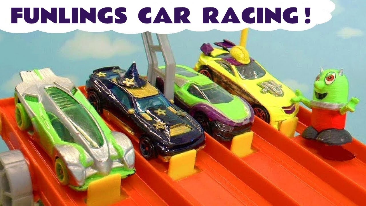Funny Funlings Cars Knockout Racing with McQueen
