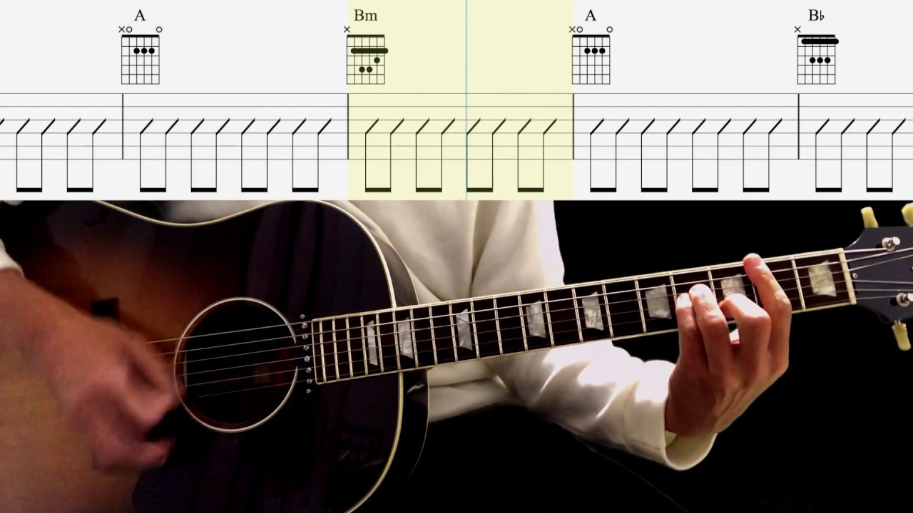 Guitar TAB : P.S. I Love You (Rhythm Guitar) - The Beatles