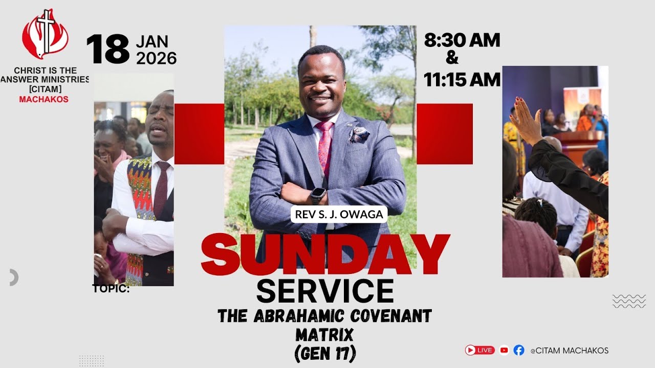 THE ABRAHAMIC COVENANT MATRIX || REV S. J. OWAGAI || SUNDAY 2ND SERVICE ||  18TH  JANUARY 2026.