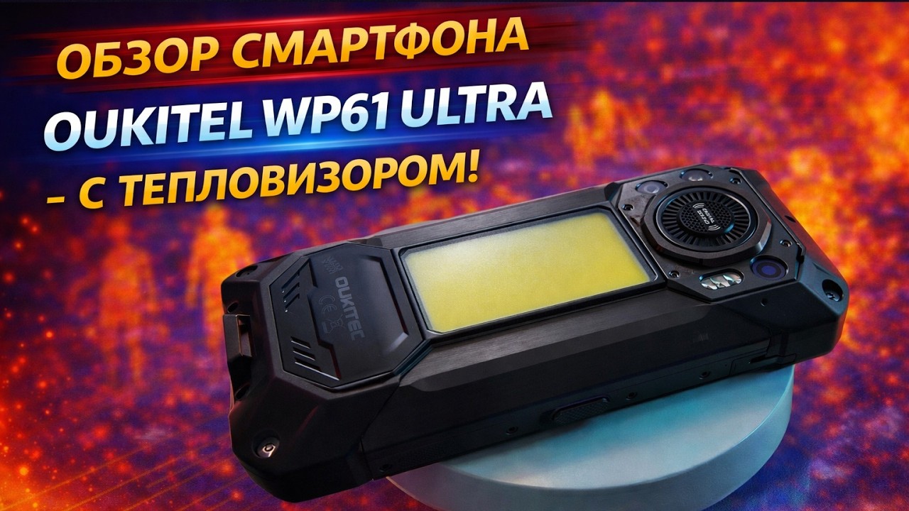 OUKITEL WP61 Ultra &mdash; тепловизор, ночное видение и мощный звук 🔥
