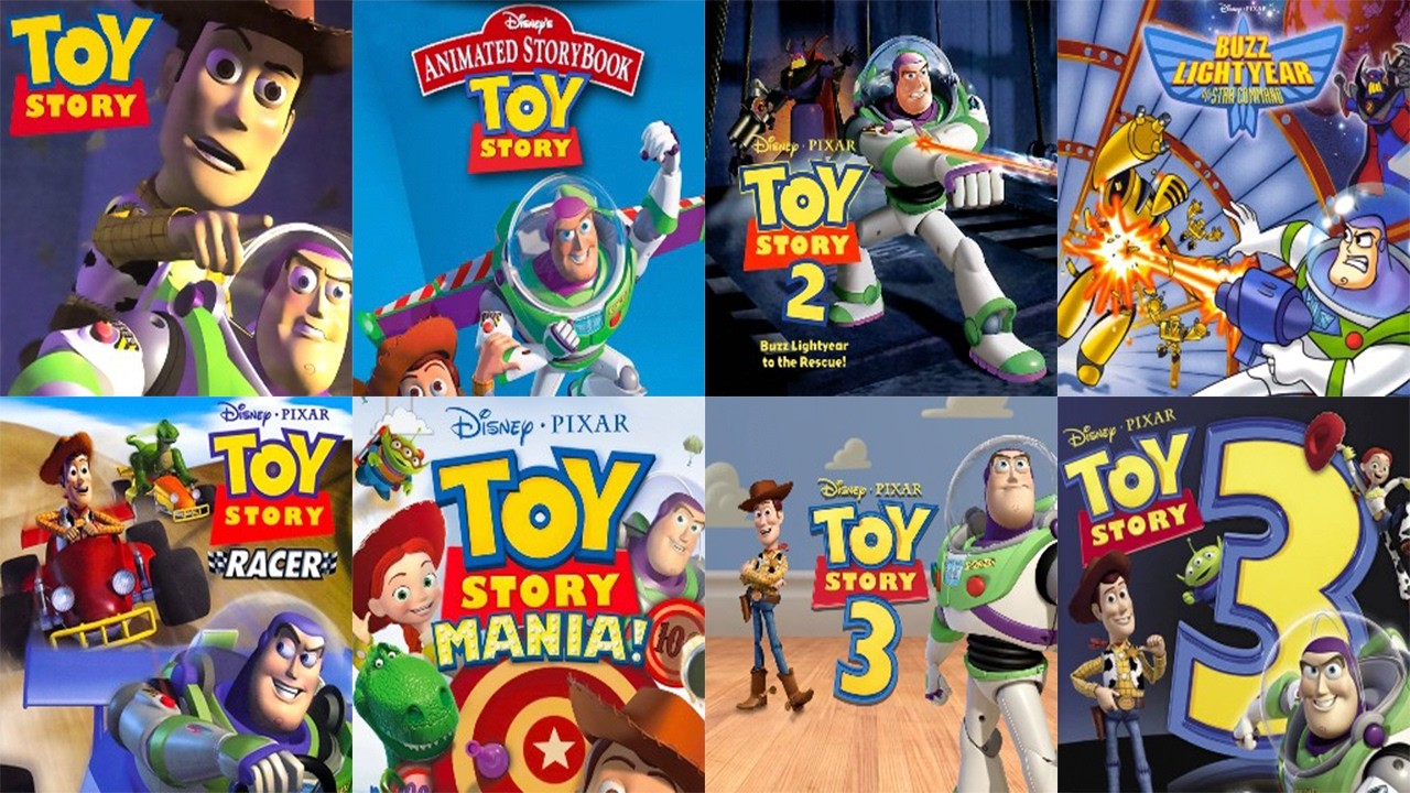 Evolution of Toy Story games