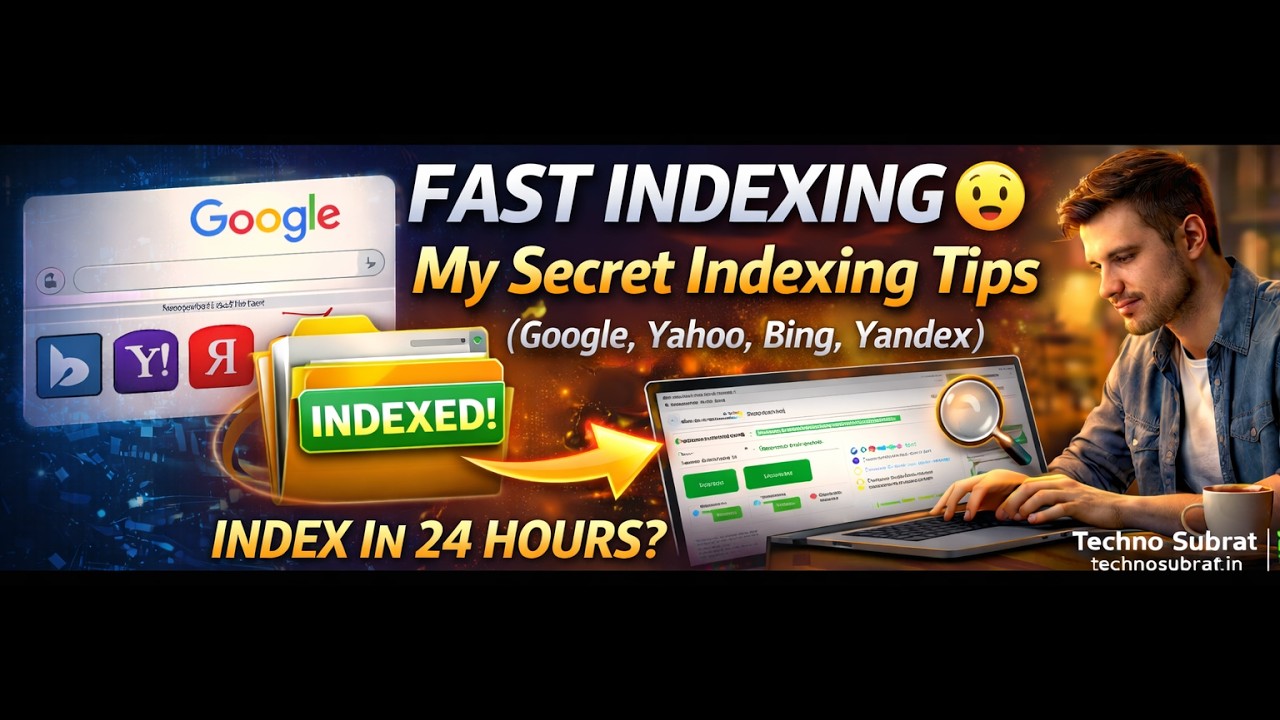 Fast Indexing😮 My Secret Indexing Tips | (Google, Yahoo, Bing, Yandex)