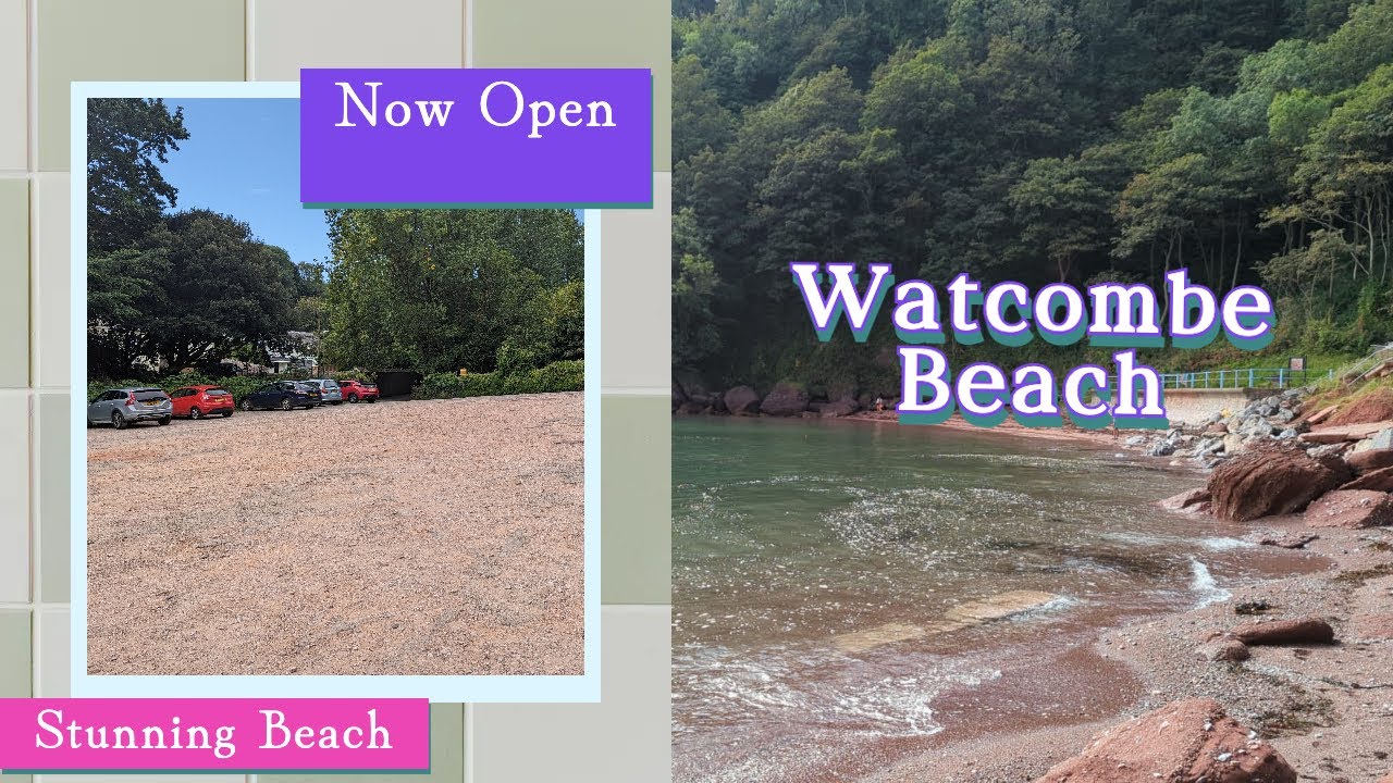 A walk to Watcombe Beach in Torbay, a stunning cove and beach is now open again.