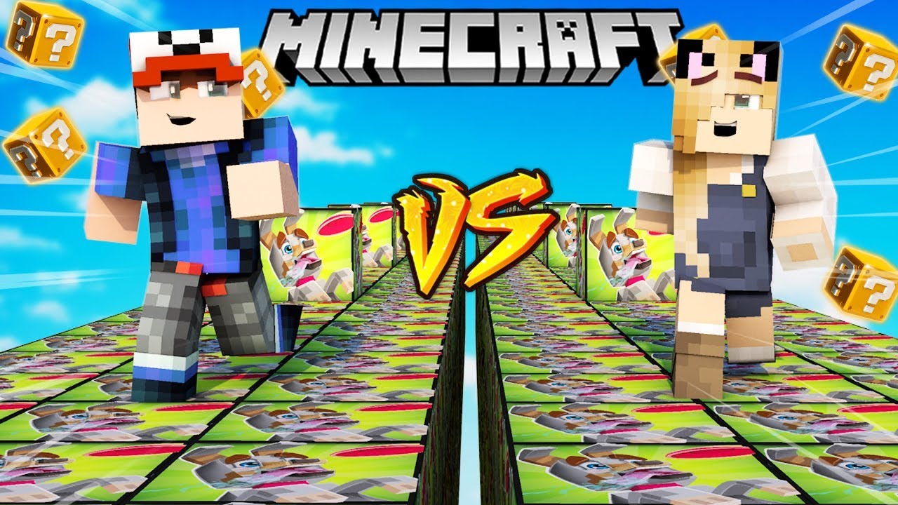 SZALONY WYŚCIG! - HEKTOR LUCKY BLOCKI MINECRAFT! (Lucky Block Race) | Vito vs Bella