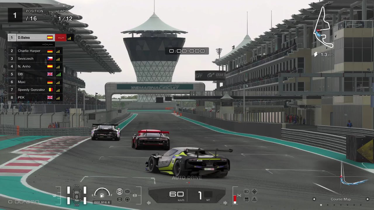 Carrera Circuito de Yas Marina Porsche 911 GT3 Gran Turismo® 7