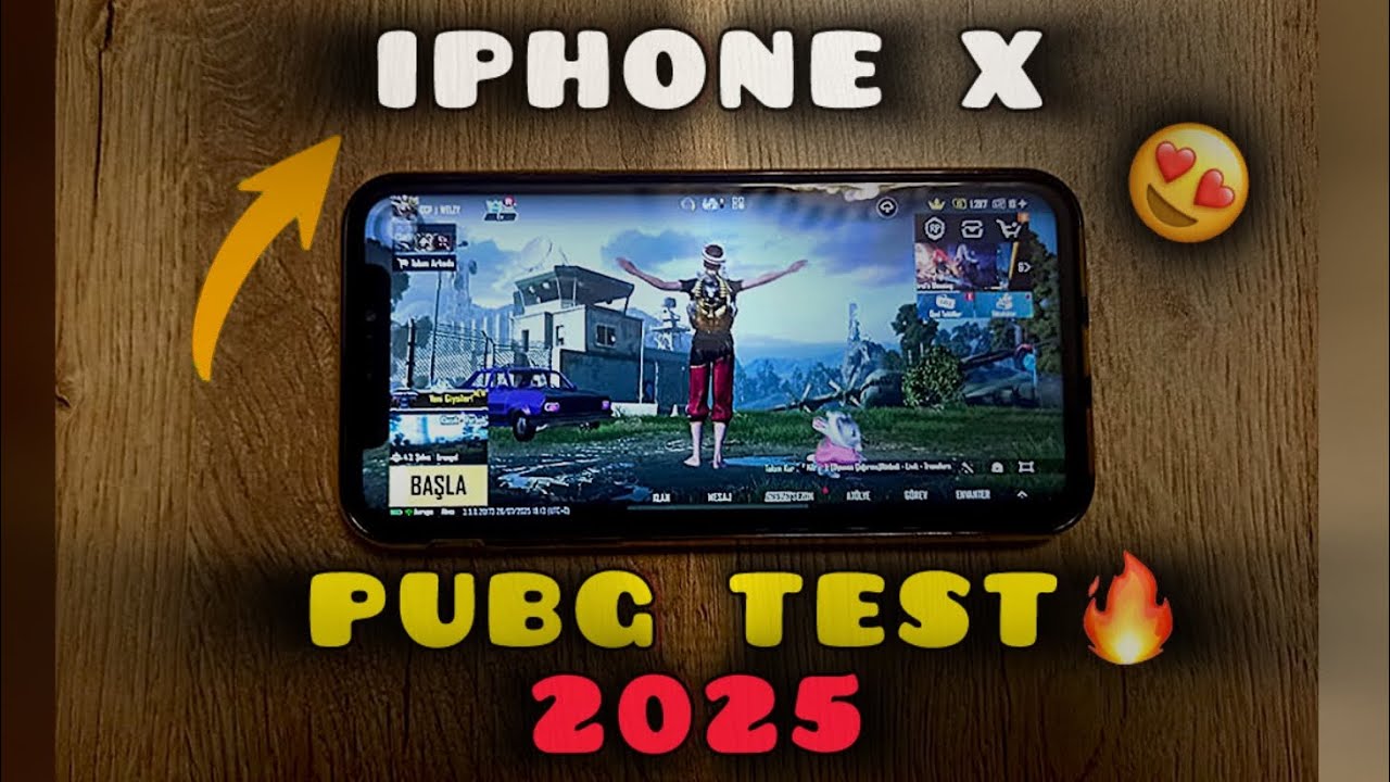 IPhone X PUBG Test 2025🔥|| IPhone X PUBG Test