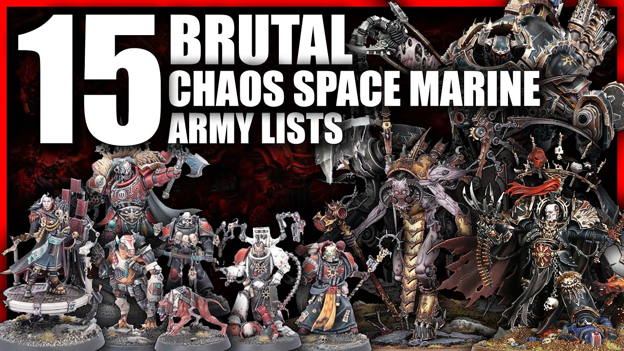 World Team Championships, Every Chaos Space Marine list at WTC!