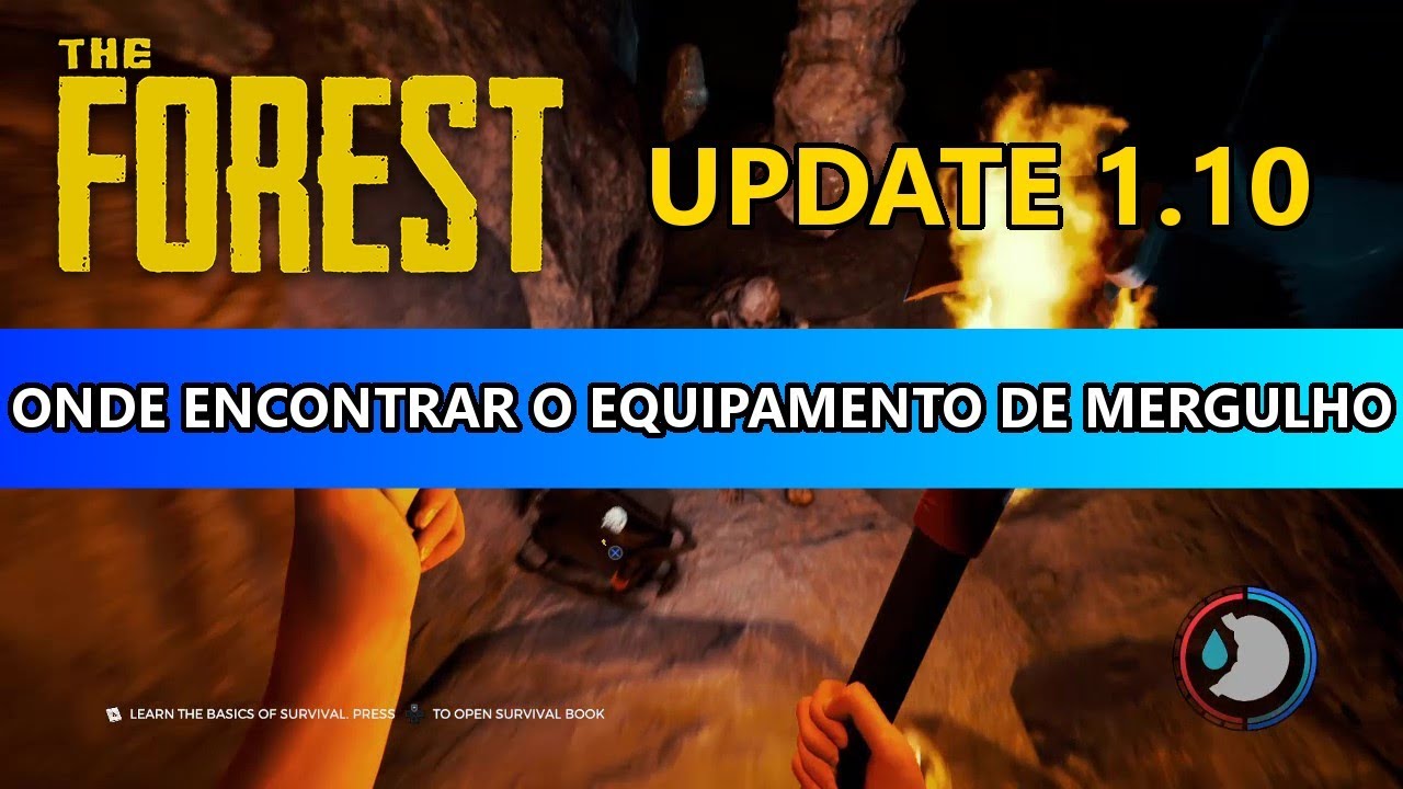 THE FOREST 1.10: ONDE ENCONTRAR O EQUIPAMENTO DE MERGULHO - Pt Br Ps4