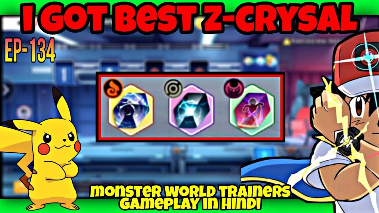 I GOT BEST Z-CRYSTAL FOR FREE in Battle Monsters World in HINDI EP-134 #pokeverse