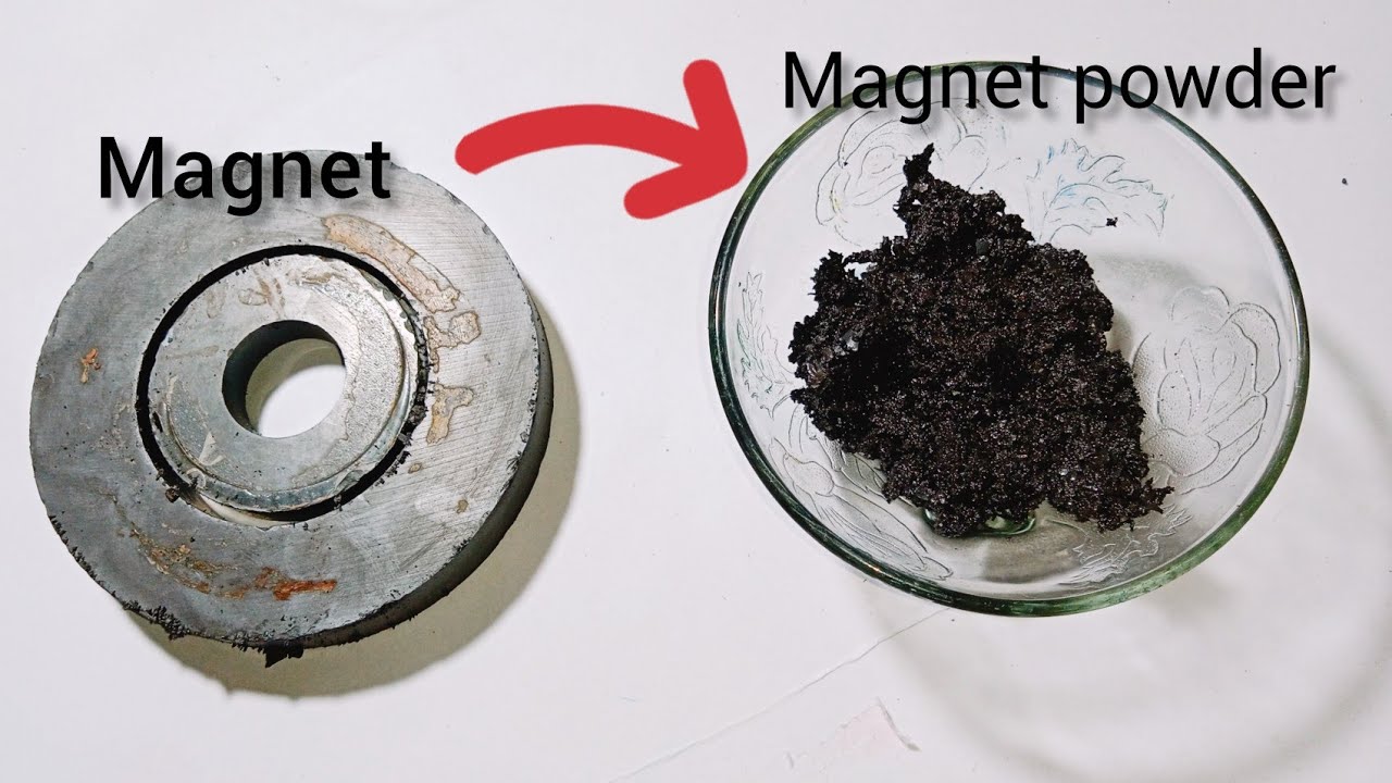 How to Make Magnet Powder??? |Make Magnet Dust at Home |Magnet Magic 😱😱😱