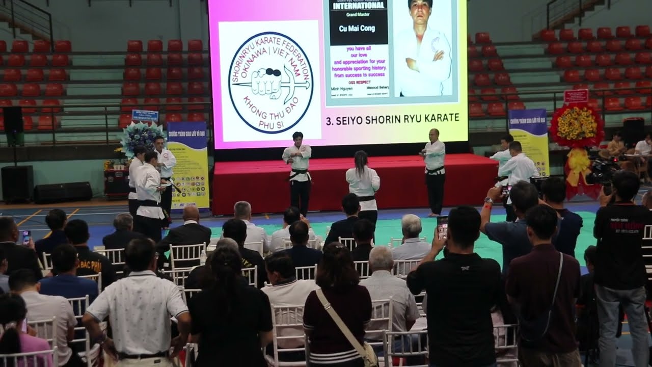 TIẾT MỤC BIỂU DIỄN GIAO LƯU VÕ ĐẠO (MÔN PHÁI SEIYO SHORIN RYU KARATE)