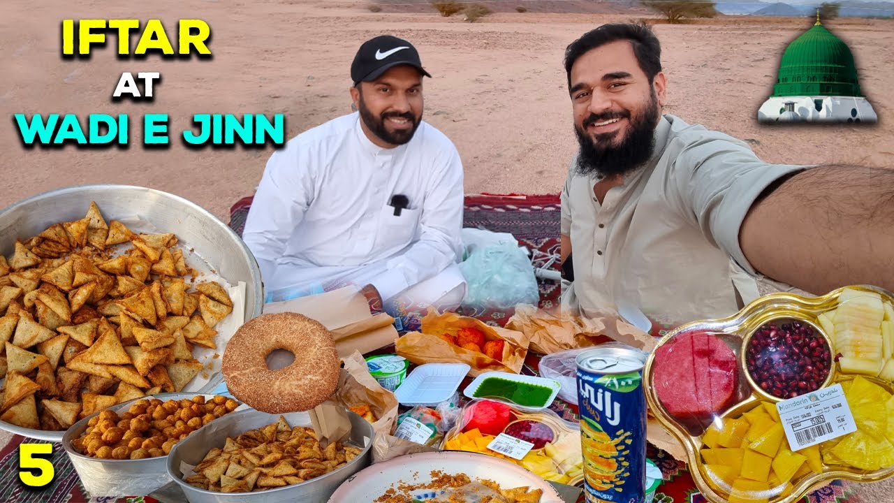 Iftar at Wadi e Jinn | Ramzan in Madina | Day 5 | ft. @ZubairRiazz  | Mustafa Hanif