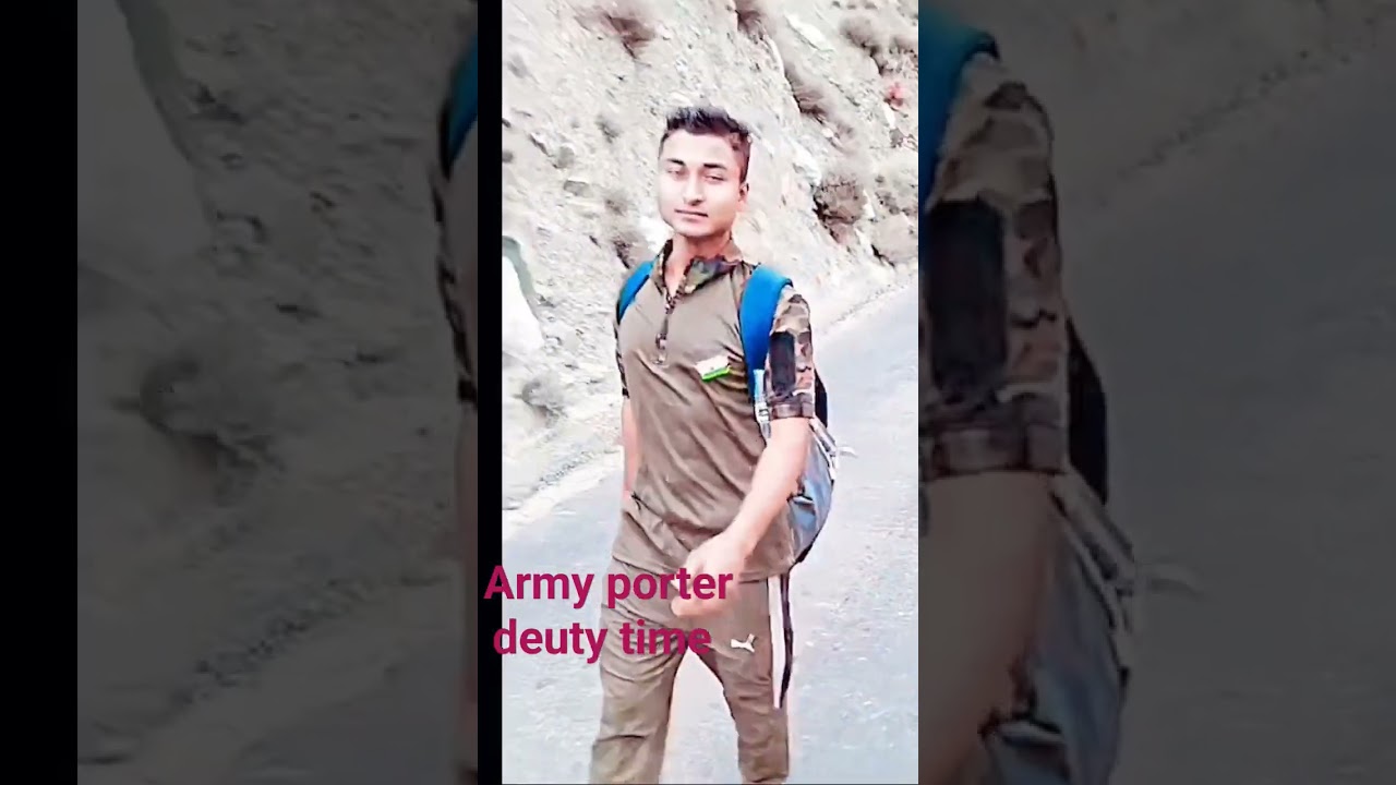 army porter ka deuty ka hotahay pura video visit my channel