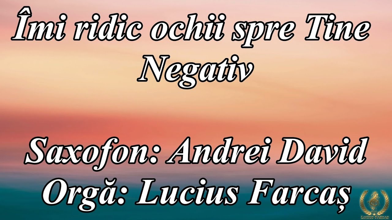 NEGATIV - IMI RIDIC OCHII SPRE TINE