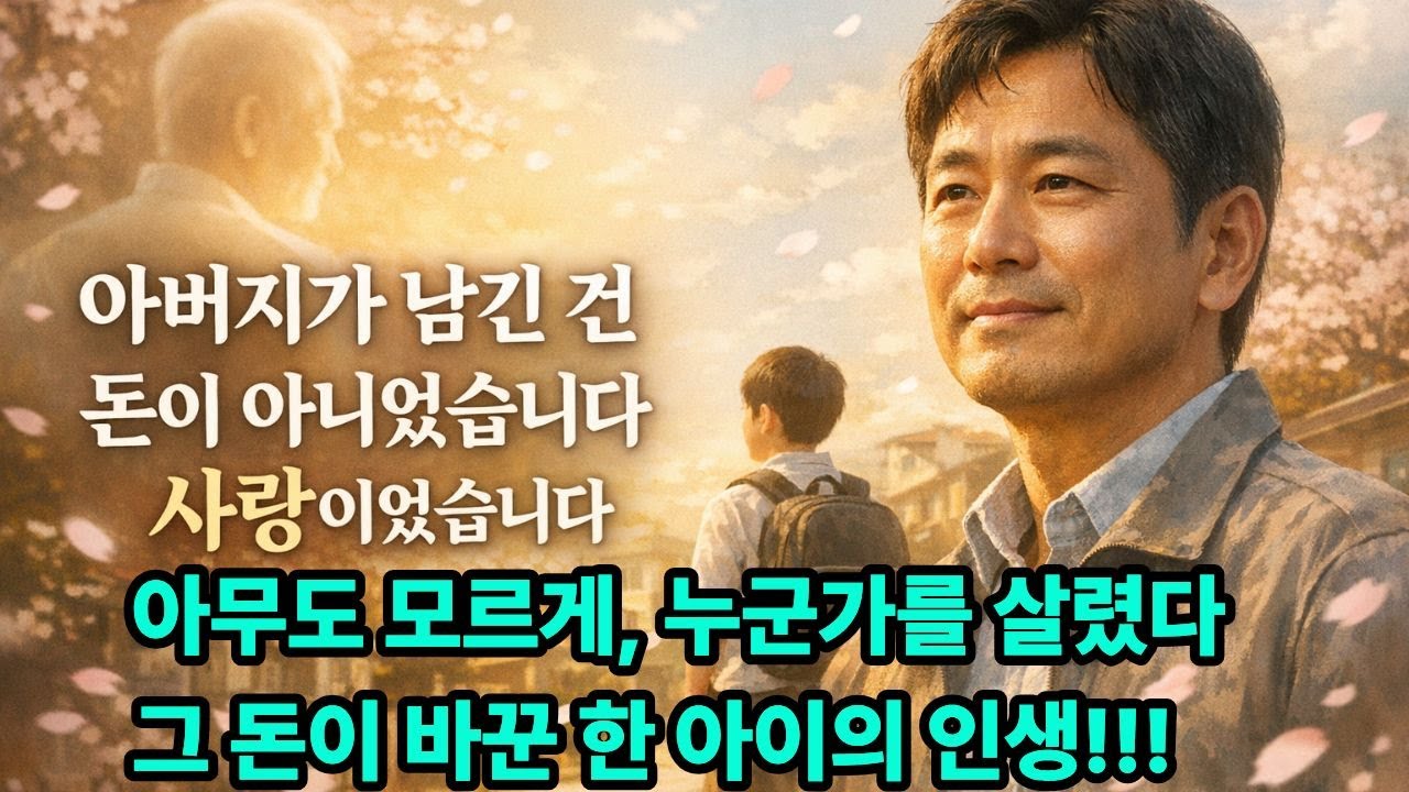 아버지 통장에서 사라진 5천만 원, 그 돈의 진짜 용도는 사랑이었습니다 | 감동 실화 사연 | 오디오북