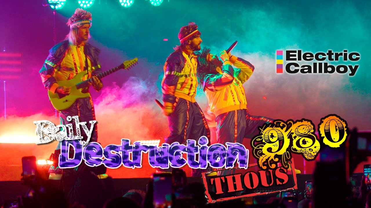 Daily Destruction Thous 980 - Concierto de Electric Callboy en Madrid! Tocho Krilin y la del Buitre!