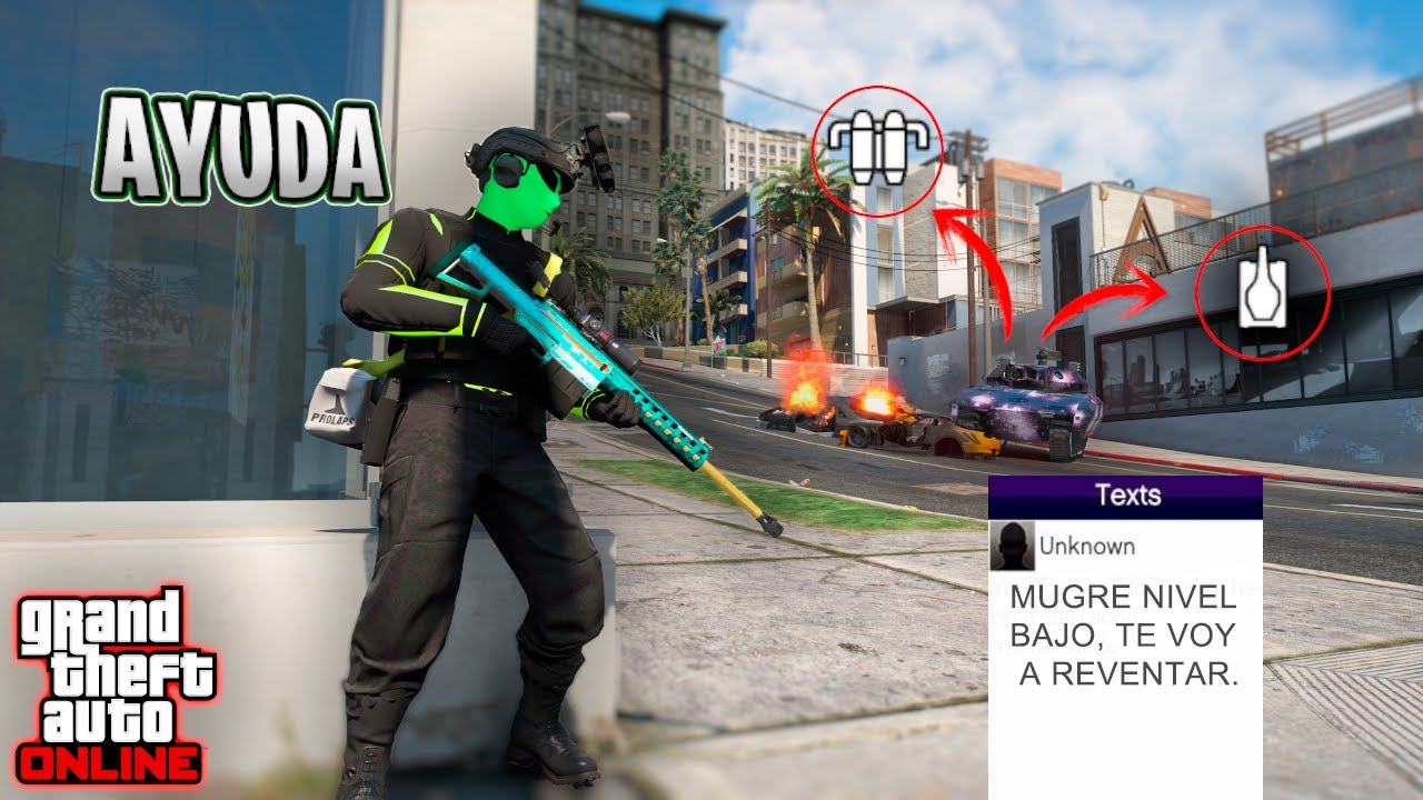 Chico MOLESTANDO EN GTA 5 ONLINE