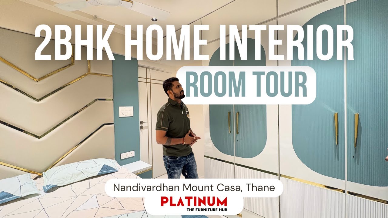 2BHK Nandivardhan Mount Casa Interior Site Walkthrough | Room Tour | Platinum Furniture Hub