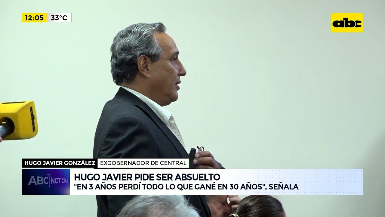 “En tres años perdí todo”: Hugo Javier pide ser absuelto para seguir trabajando