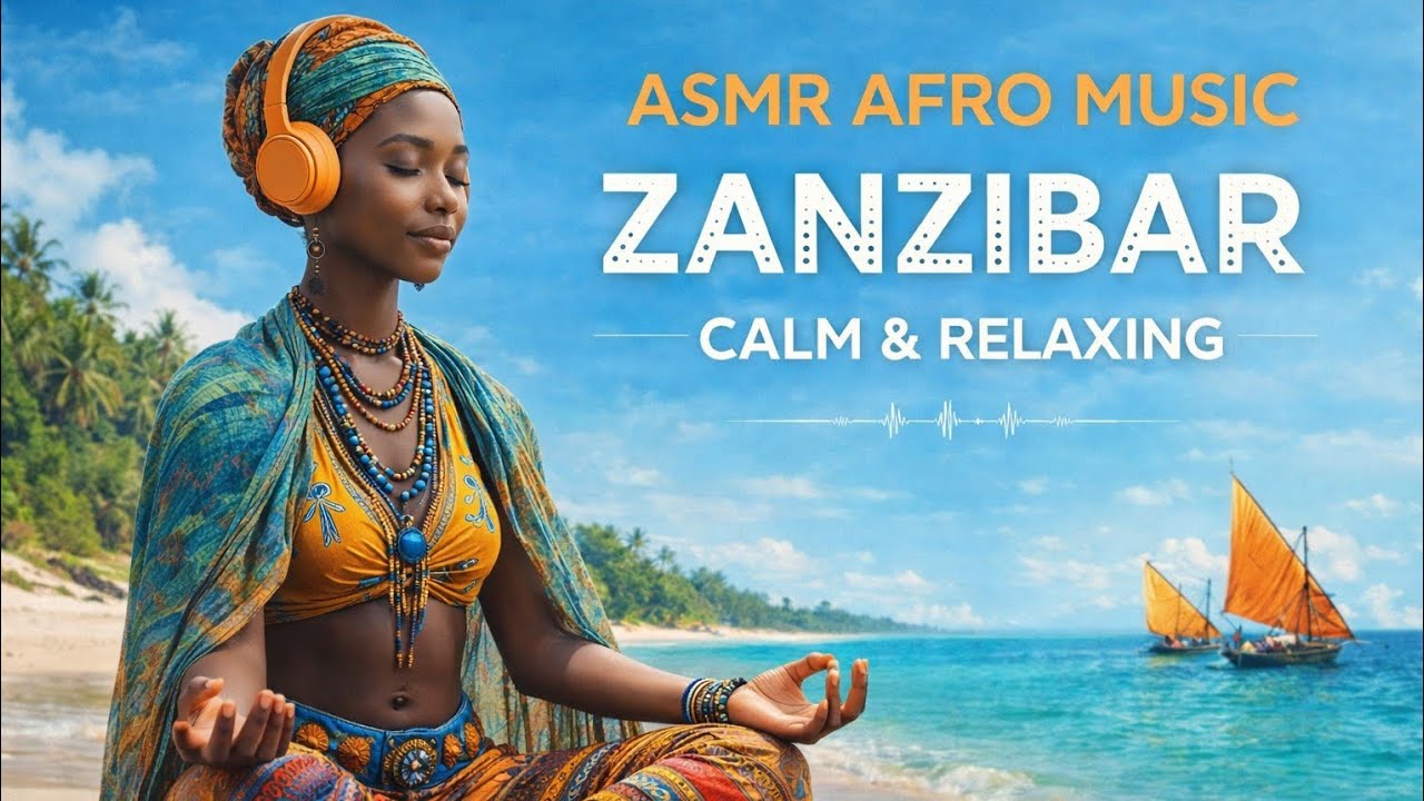 ASMR Relaxing Music - Zanzibar Breeze — Afro Coastal Calm with Gentle Voices